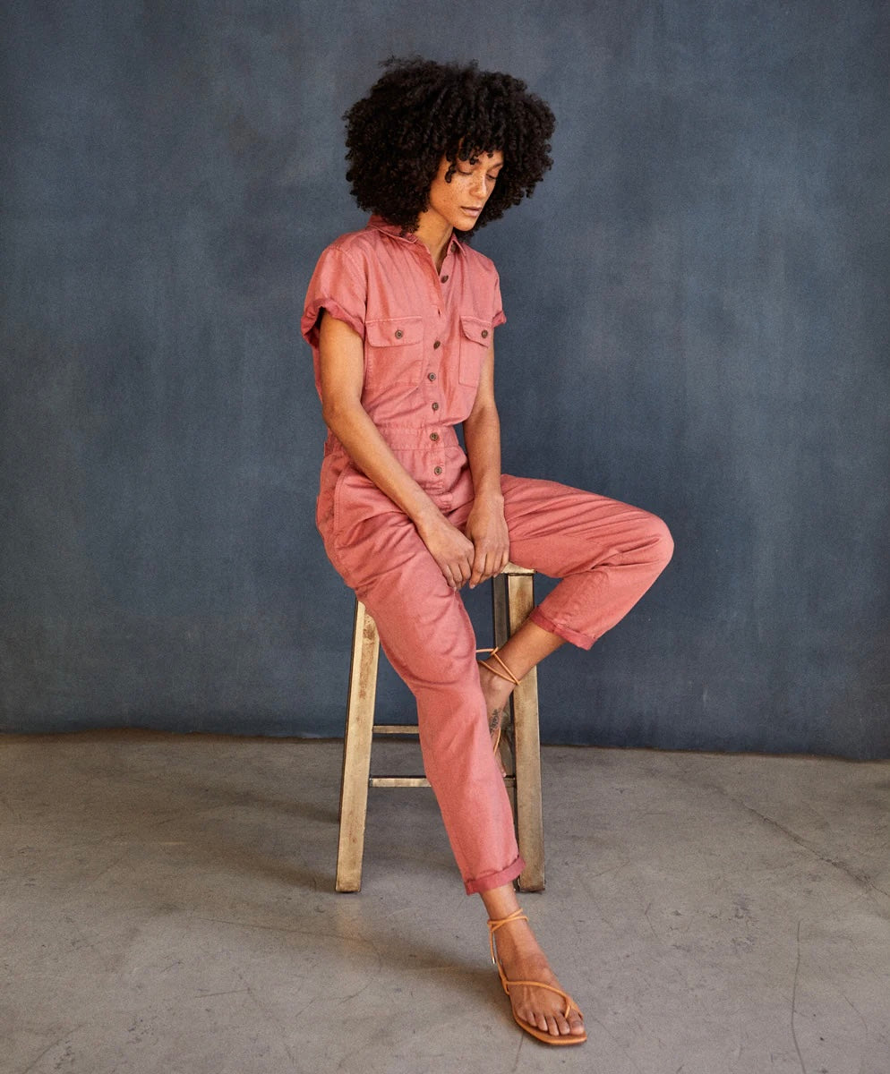 S.E.A. Jumpsuit - Mineral Red