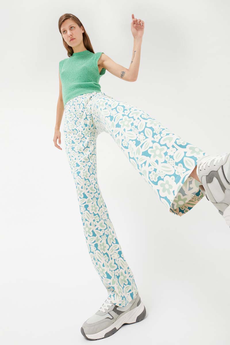 Floral Print Pants