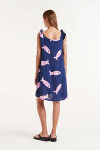Fish Print Dress