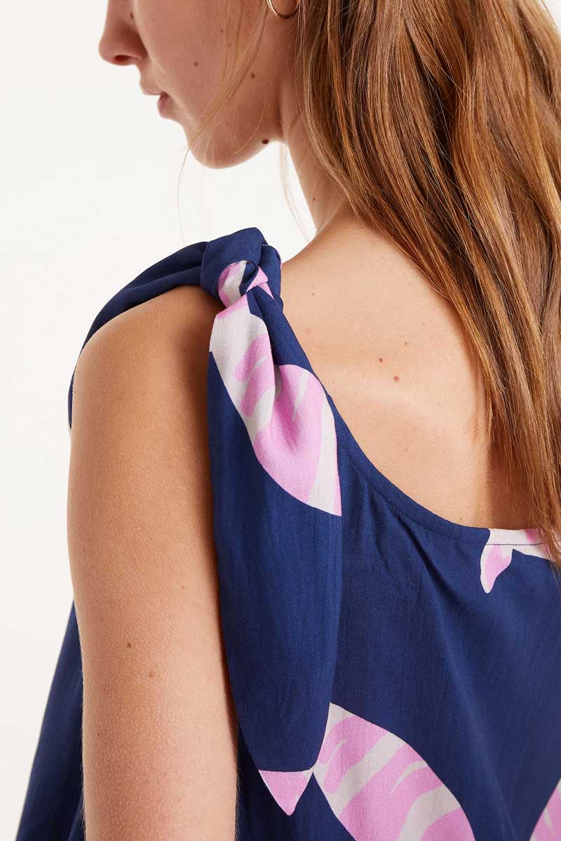 Fish Print Dress