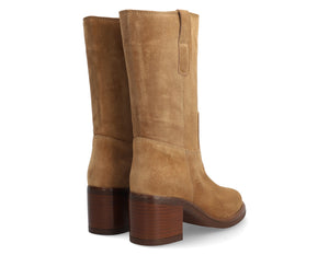 Taupe Suede Boots