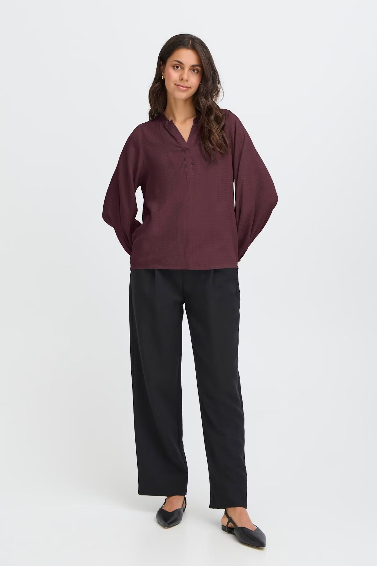 Frhida Blouse - Fudge