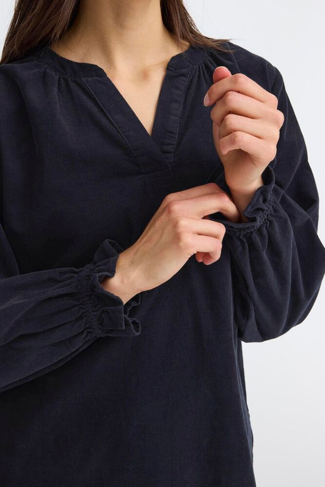 Frcory Corduroy Blouse - Navy