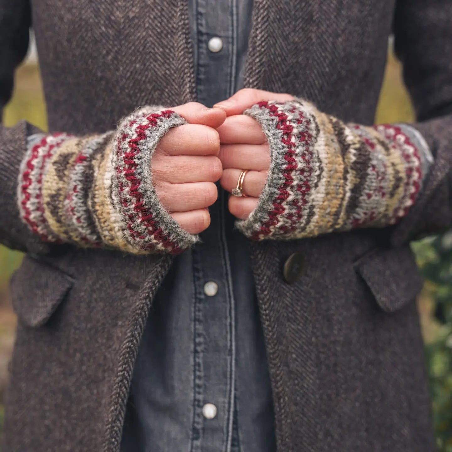 Fairisle Wristwarmers