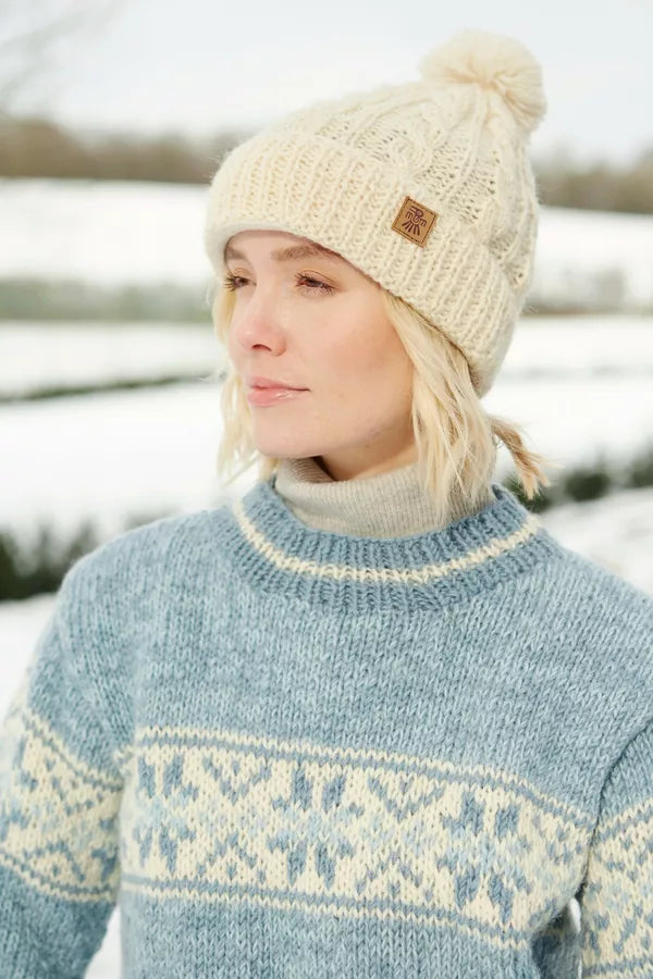 Nordic Sweater - Duck Egg