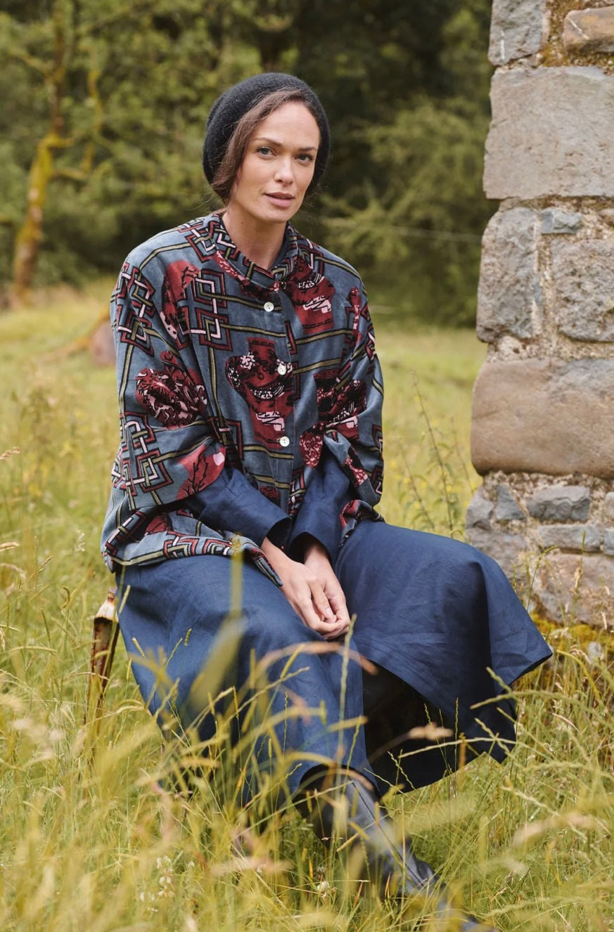 Velvet Jacket - Ginger Jar Grey