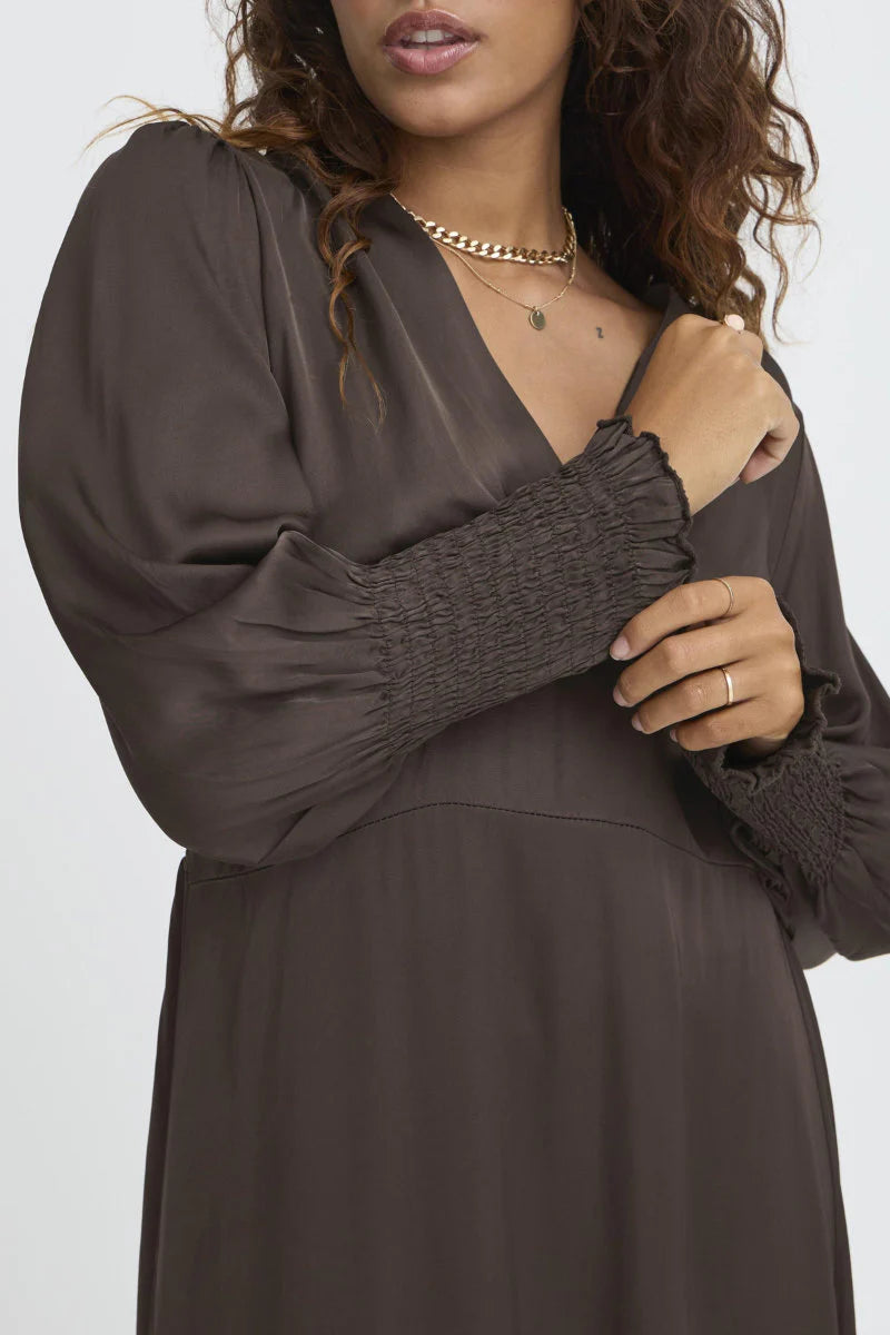 Olivia Dress - Chocolate