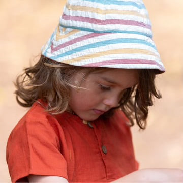 Rainbow Striped Sunhat