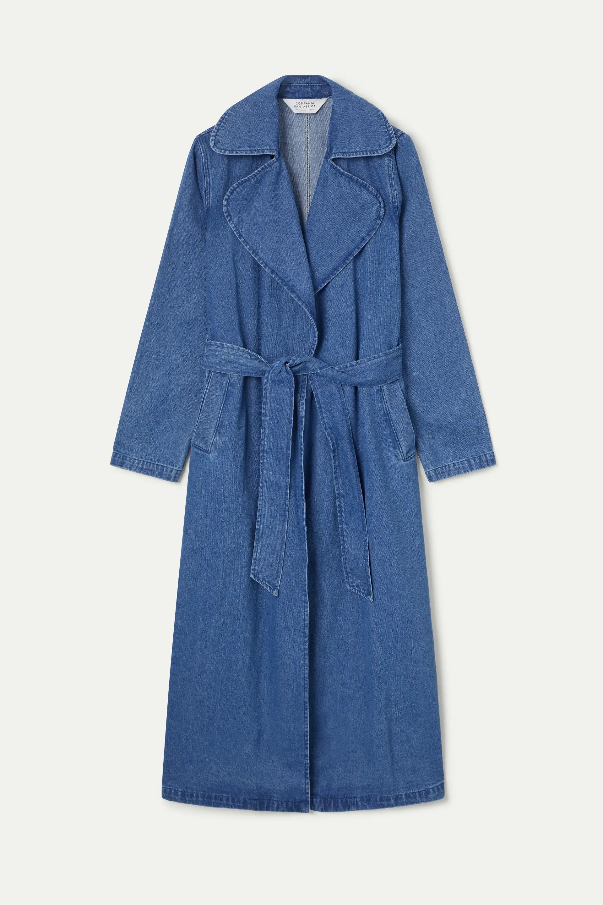 Denim Trench Coat