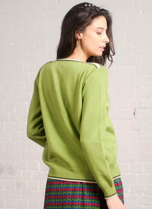 Boatneck Jumper - Green