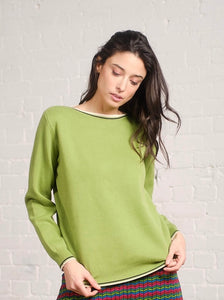 Boatneck Jumper - Green