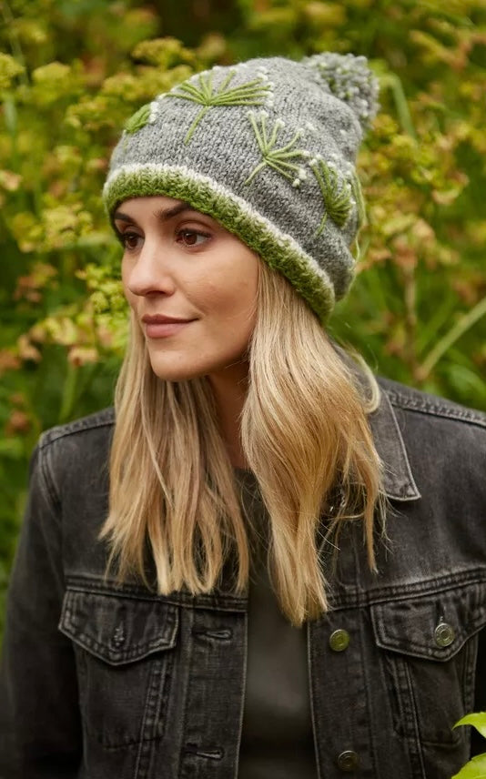 Granchester Bobble Beanie - Cow Parlsey