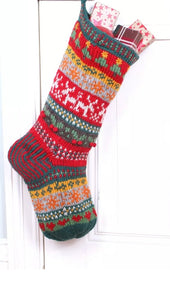 Reindeer Christmas Stocking