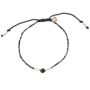 Iris Card Bracelet - Black Onyx