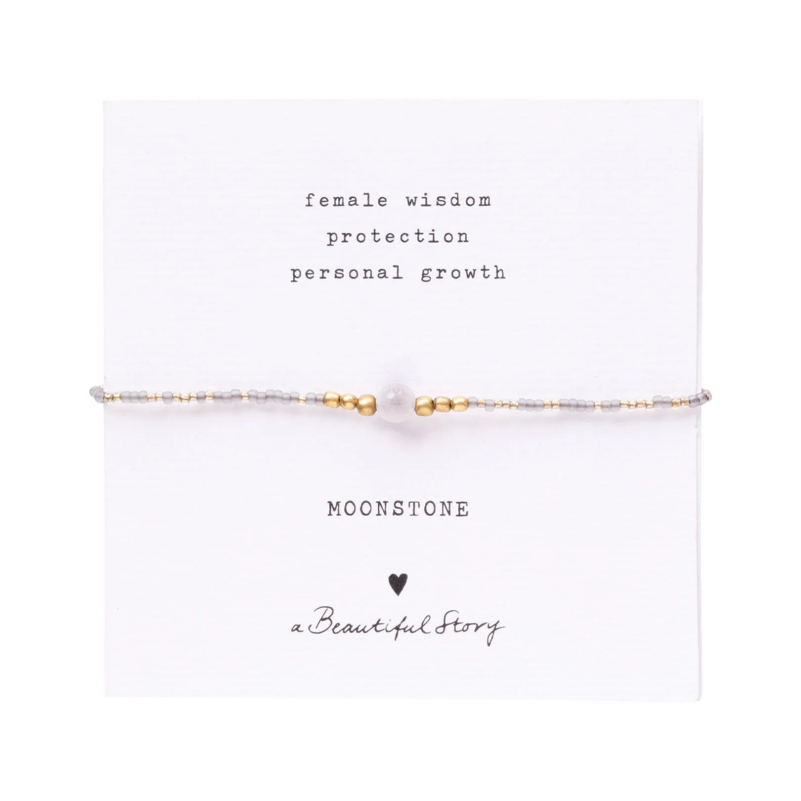 Iris Card Bracelet - Moonstone