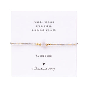 Iris Card Bracelet - Moonstone