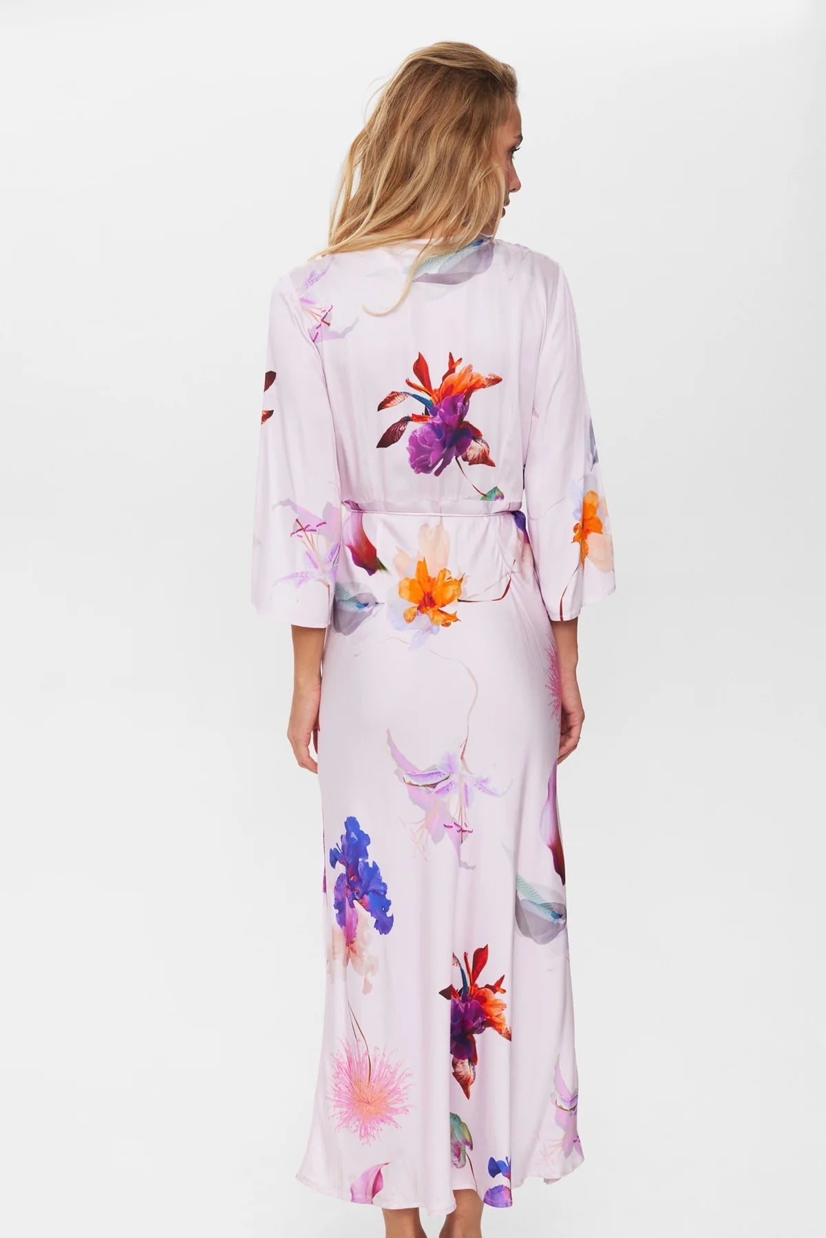 Nurita Long Dress - Lilac Snow