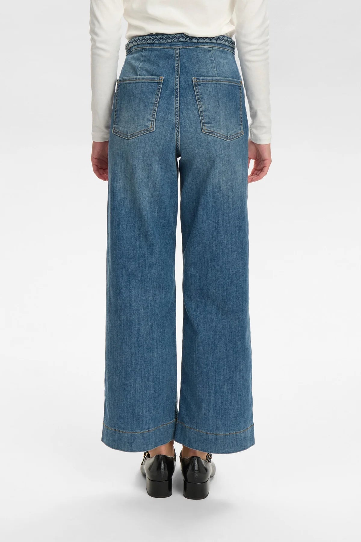 Nuparis Cropped Jeans - Light Denim