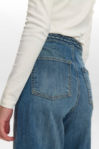 Nuparis Cropped Jeans - Light Denim