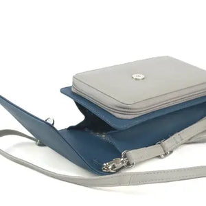 Crossbody Bag - Blue/Grey