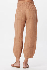 Sicily Linen Pants - Camel