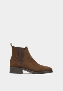 Brown Suede Ankle Boots