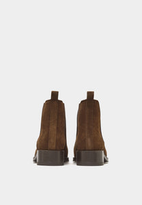 Brown Suede Ankle Boots