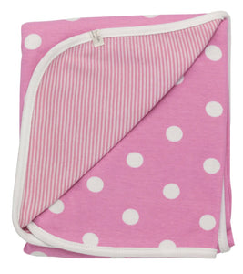 Baby Blanket - Pink Spot