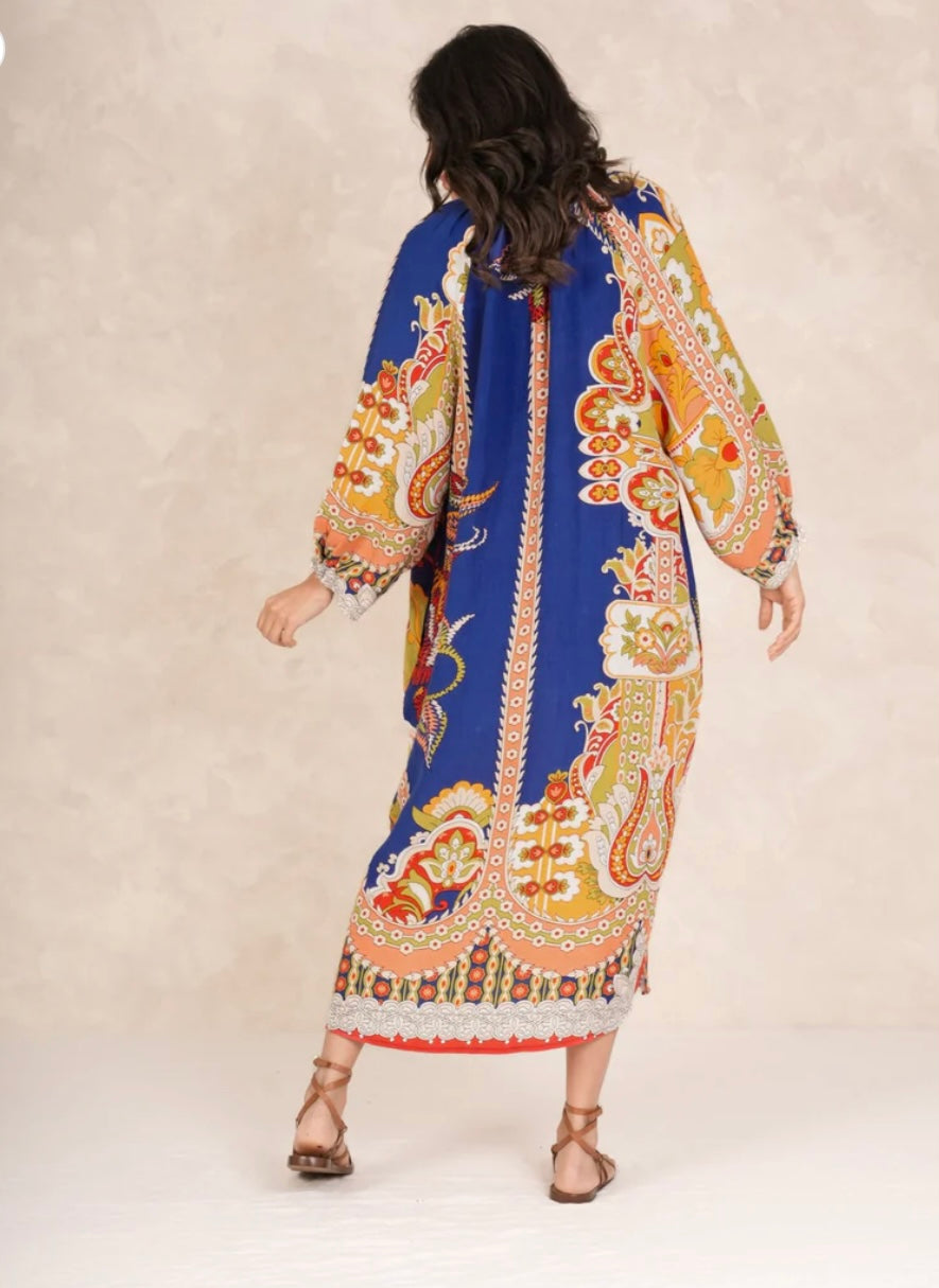 Raglan Dress - Carnival Cobalt