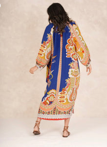 Raglan Dress - Carnival Cobalt