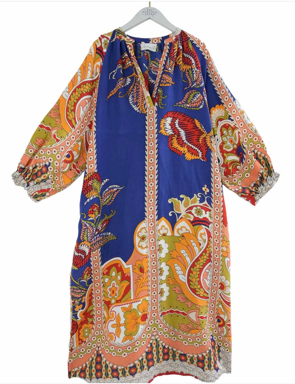 Raglan Dress - Carnival Cobalt