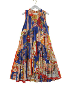 Frill Dress - Carnival Cobalt