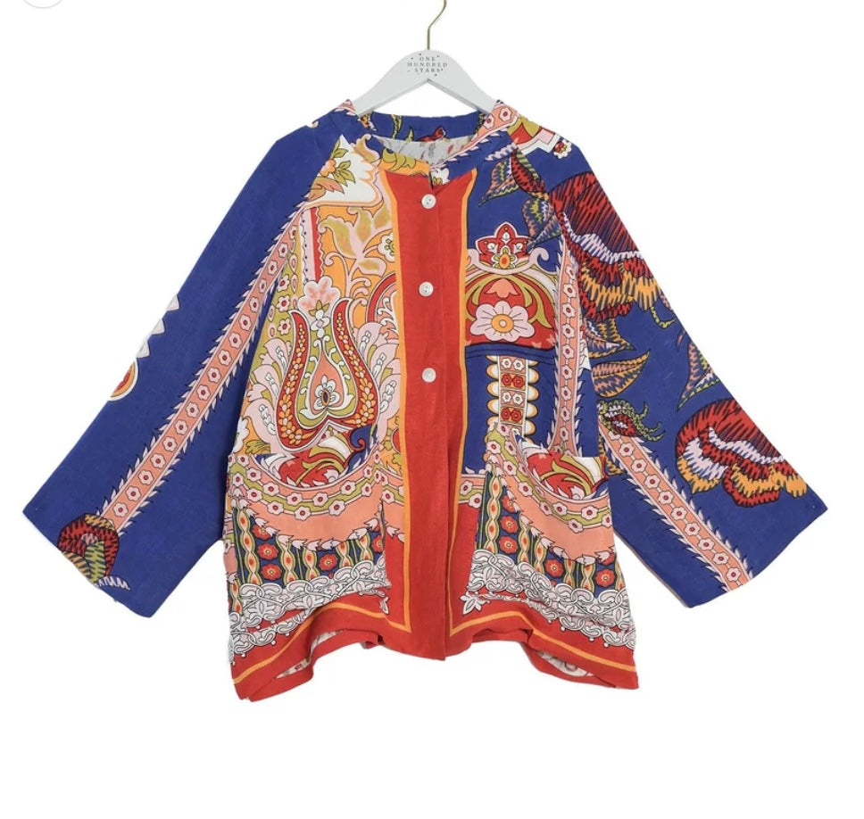Summer Jacket - Carnival Cobalt