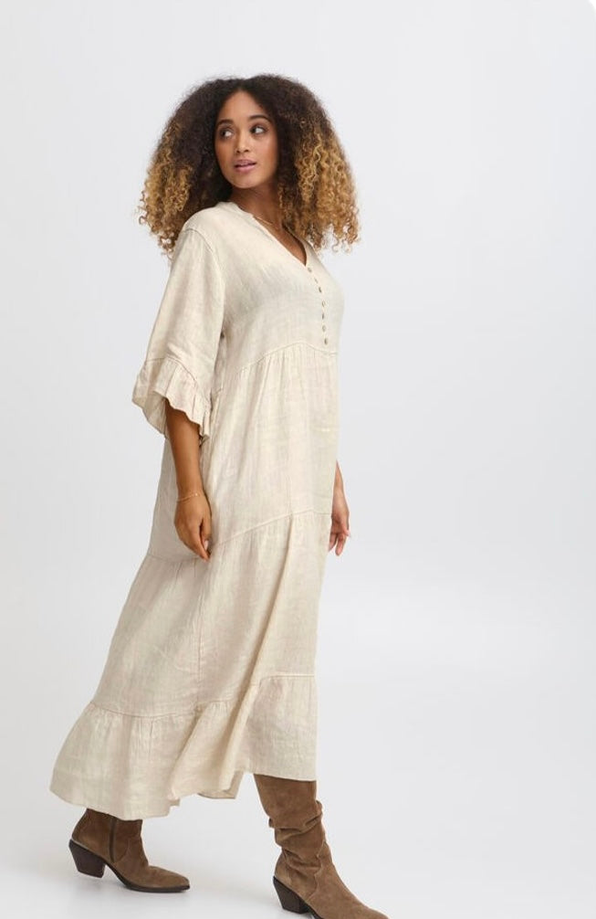 SBFontonelle Midi Dress - Sandshell