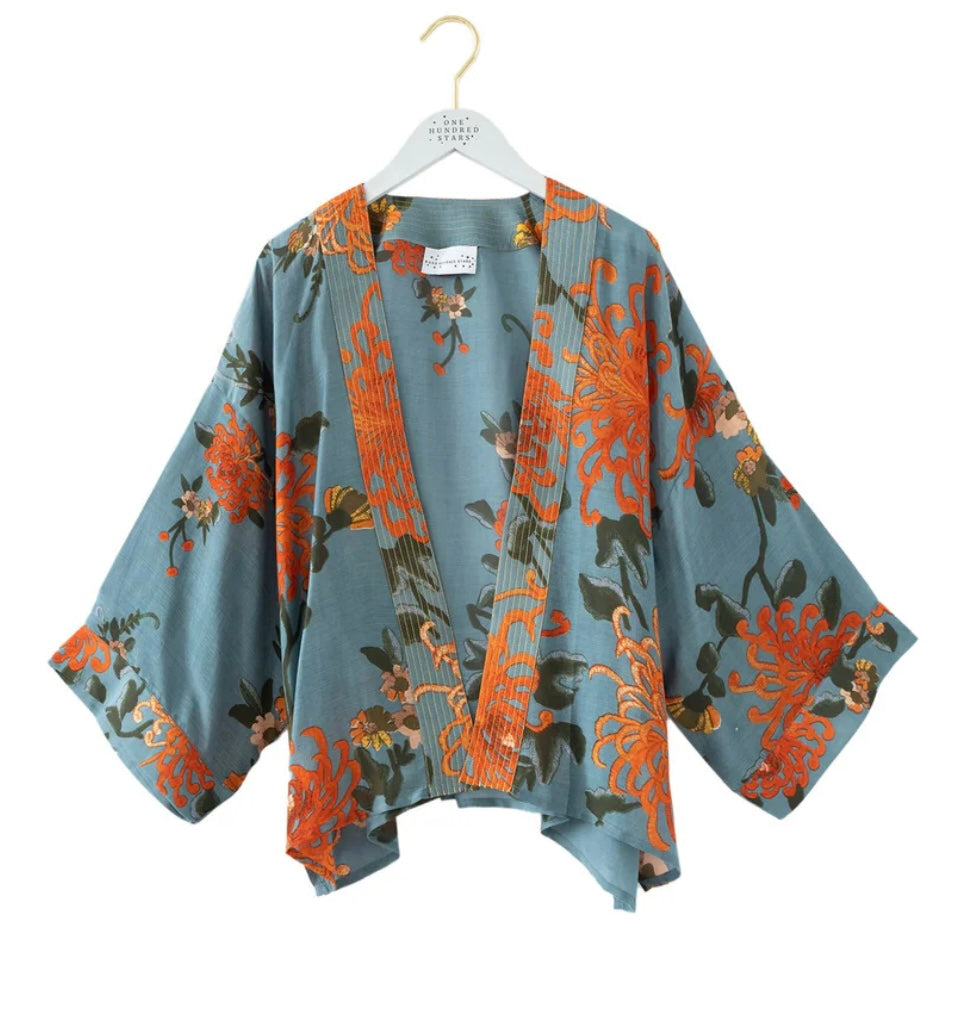 Kimono - Chrysanthemum Grey