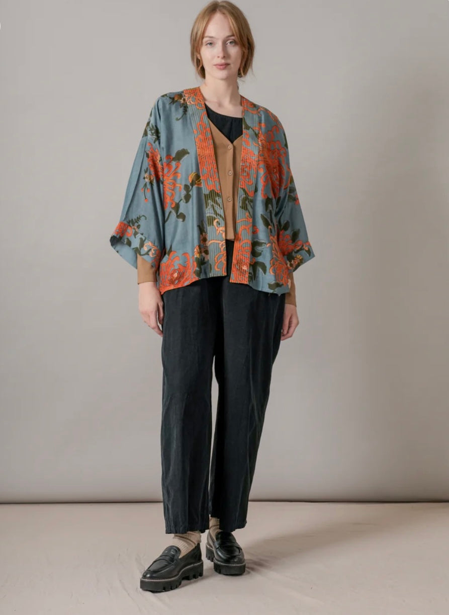 Kimono - Chrysanthemum Grey