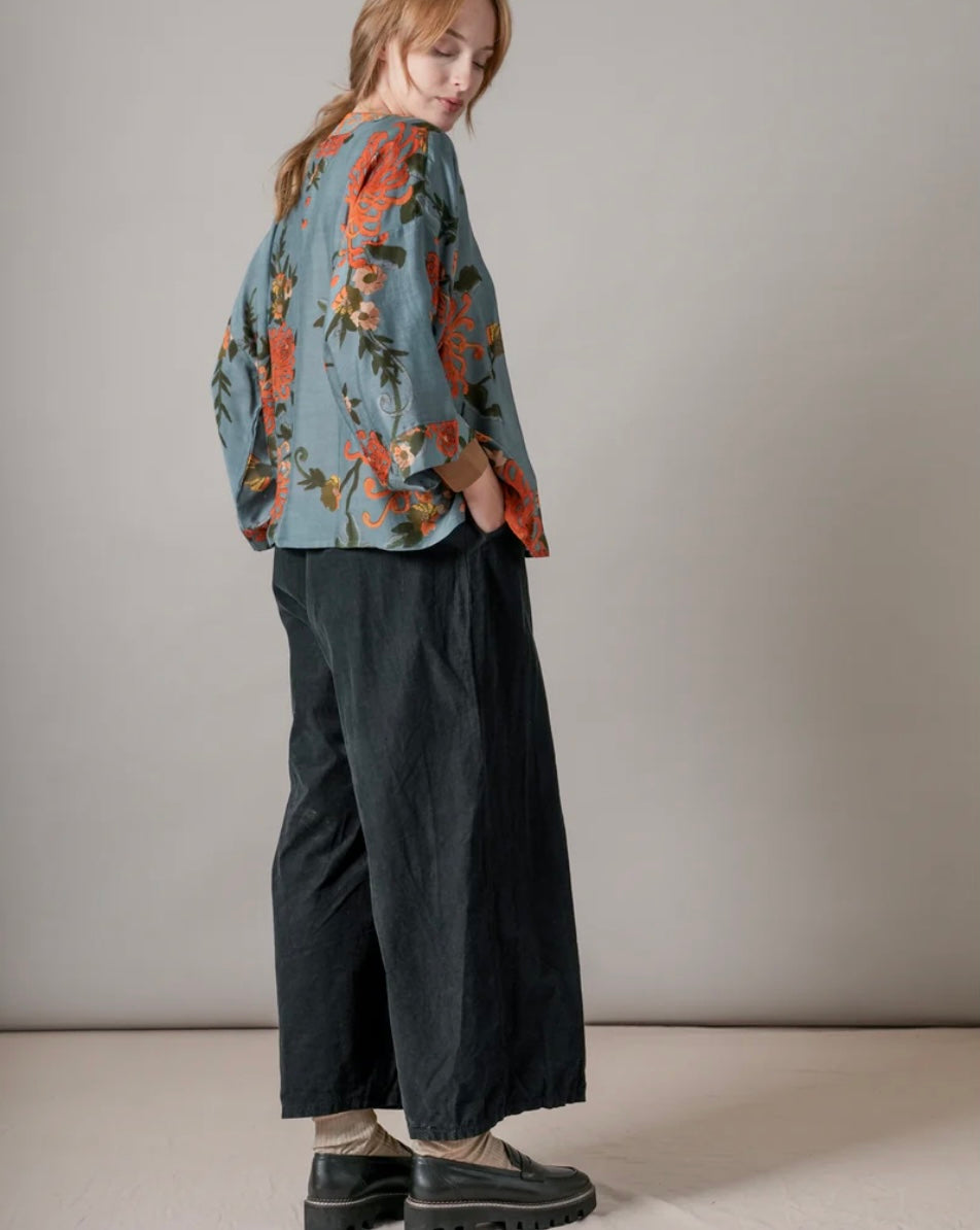 Kimono - Chrysanthemum Grey