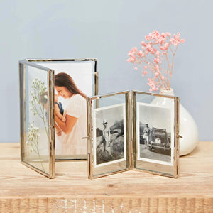 Recycled Double Photo Frame - 6 x 4”