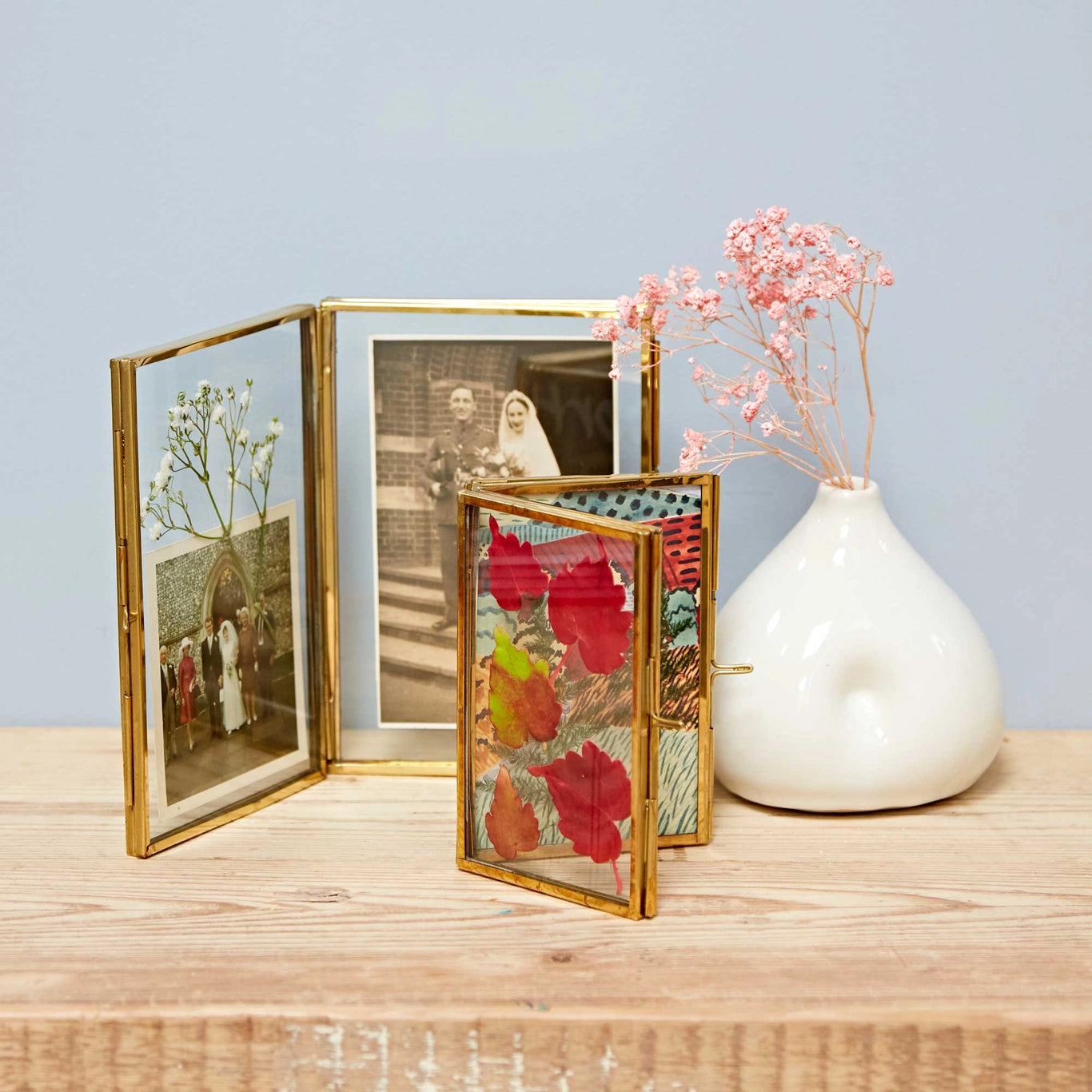 Recycled Double Photo Frame - 6 x 4”