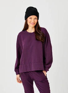 Marta Sweatshirt - Eggplant