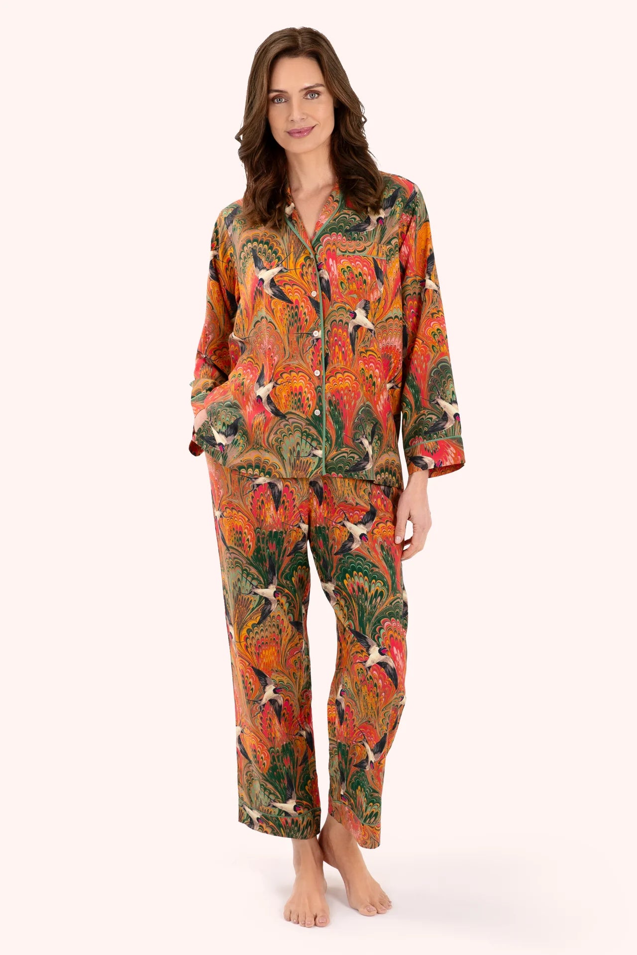 Super Soft Pyjamas - Marbled Swallows