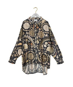 Oversized Shirt - Susani Charcoal