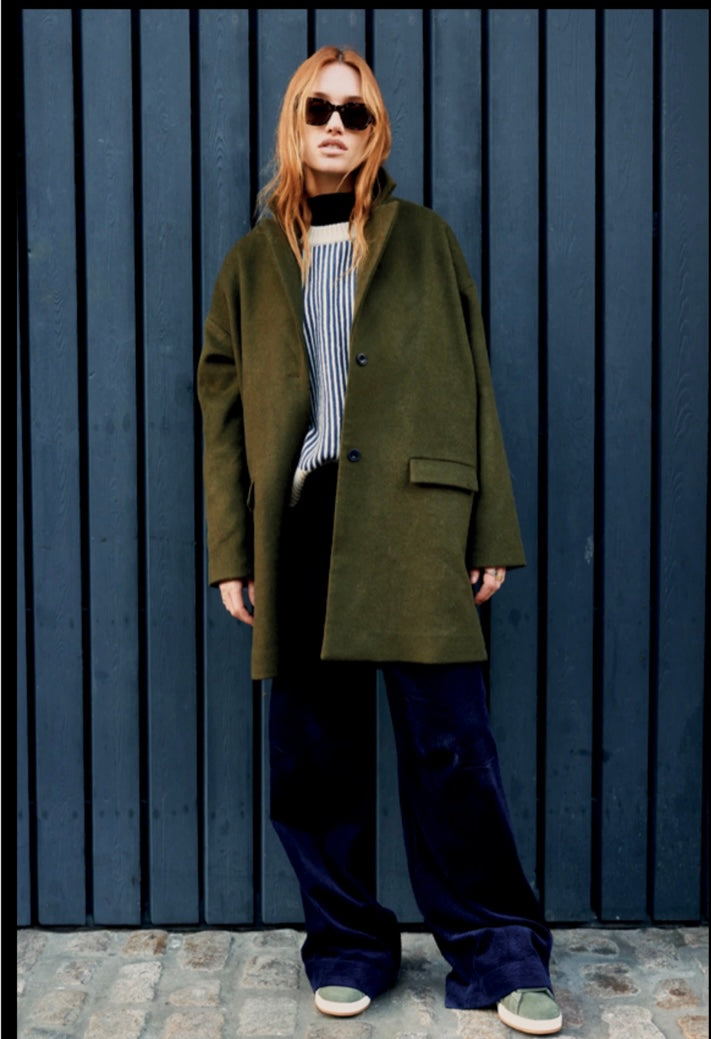 Olivia Coat - Olive