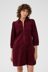 Eyvor Corduroy Dress - Tawny Port