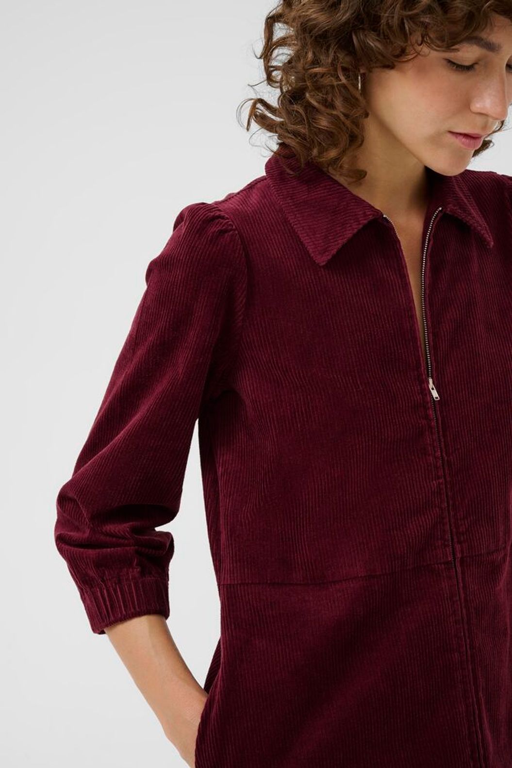 Eyvor Corduroy Dress - Tawny Port