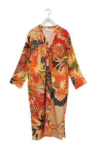 Midi Dress - Fans Scarlet