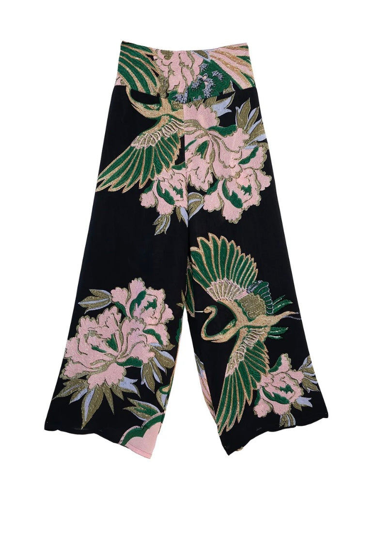 Palazzo Pants - Crane Emerald