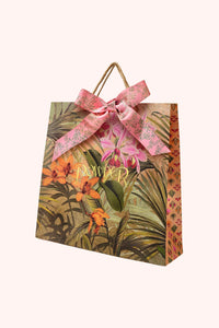 Velvet Tote Bag - Winter Iris