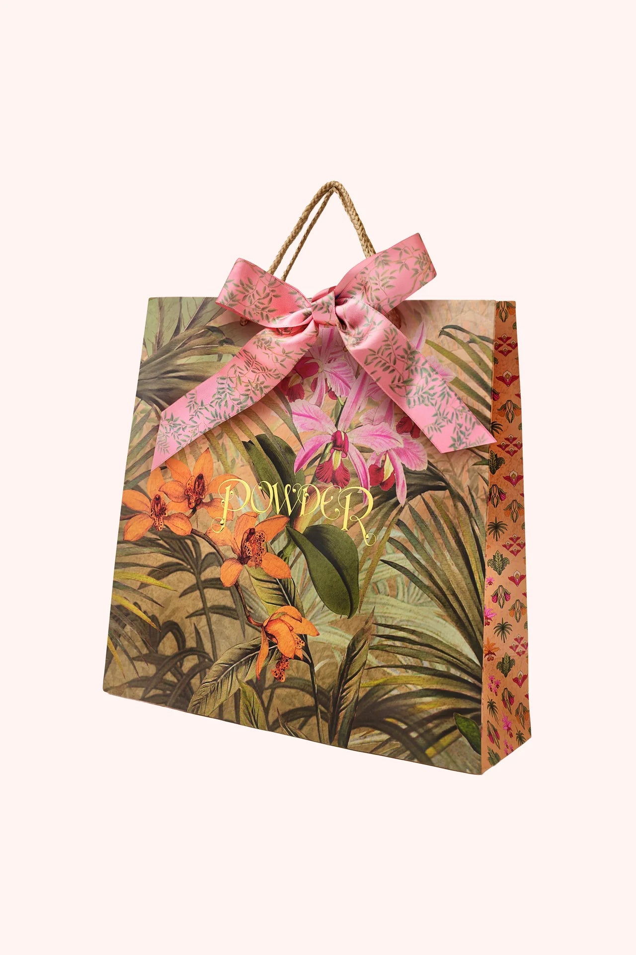 Velvet Tote Bag - Marbled Swallows