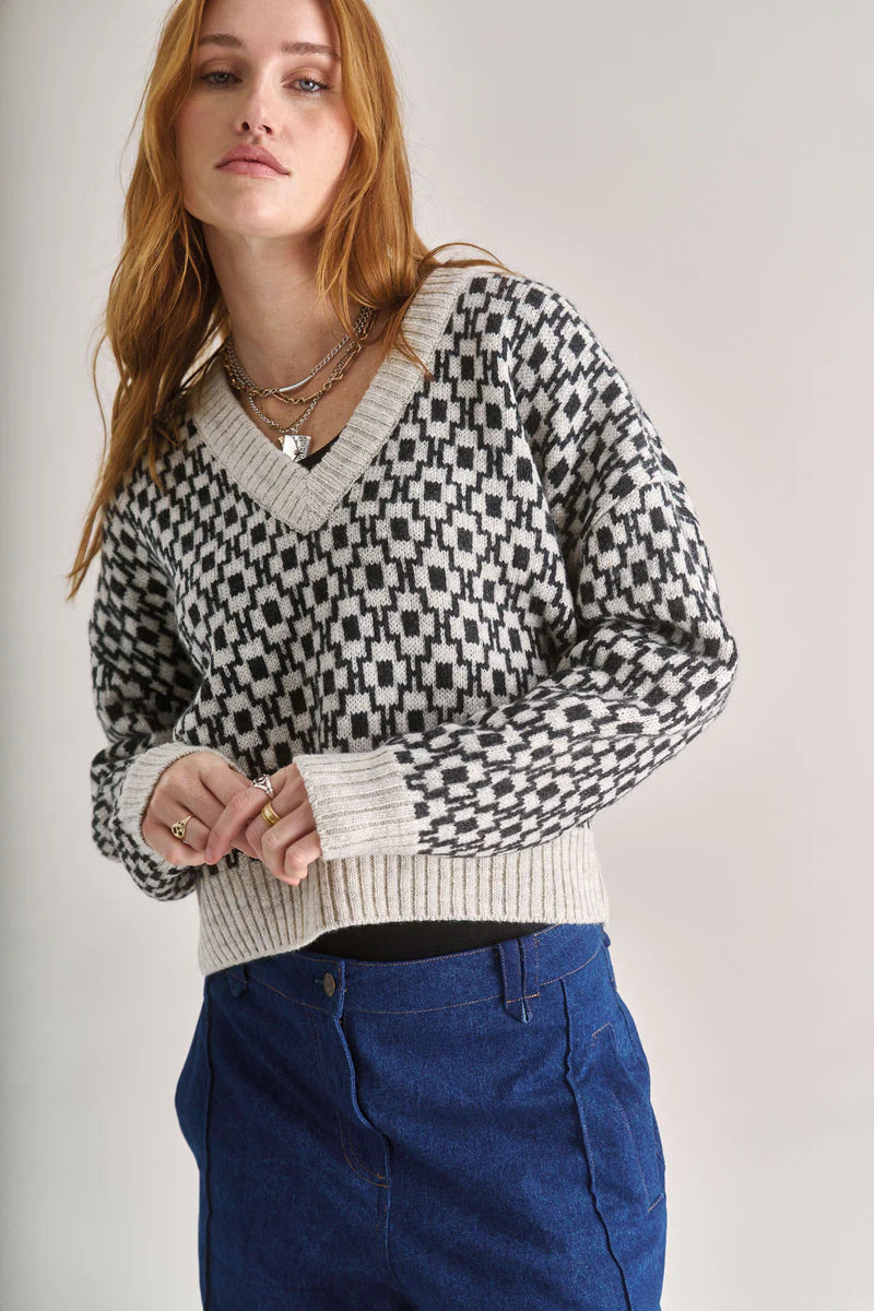 Effie Wool Jumper - Charcoal